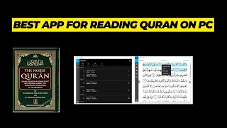 Best app for reading Quran on PC 2024 [upl. by Rego]