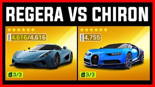 Asphalt 9 Koenigsegg Regera VS Bugatti Chiron [upl. by Ode]