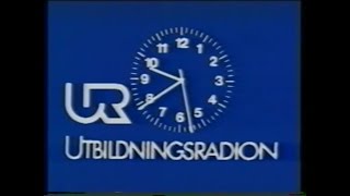 Utbildningsradion 1979 skoltvhallåa  klocka [upl. by Gargan358]