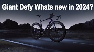 Giant Defy advanced sl and pro series 2024 Whats new in road bike [upl. by Bernete]