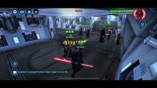 SWGOH TW Bane with Attacker Cron vs SK  Visas w Visas cron [upl. by Gaudet]