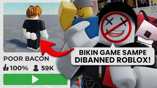 MIMIN BUAT GAME DIROBLOX SAMPAI AKUN MIMIN KENA BANNED ROBLOX SAMPE MARAH [upl. by Aday]