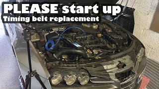 How to Replace 19 JTDM CDTI Timing belt Rockers Water pump glow plugs  Part 2 [upl. by Sido]