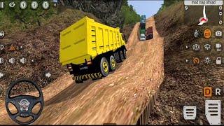 heavy dumper Truck off road challenges driving game play [upl. by Torrance516]