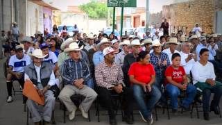 Evento con Agricultores y Ganaderos en Laguna Grande Monte Escobedo Zacatecas [upl. by Auqeenwahs]