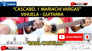 EL CASCABEL 1 MARIACHI VARGAS GUITARRA VIHUELA [upl. by Nuahsad]