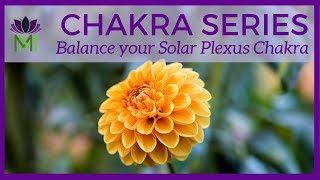 Balance Your Solar Plexus Chakra Energy Guided Meditation [upl. by Ayisan]