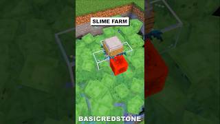 Minecraft Slime Farm minecraft shorts [upl. by Cinelli293]