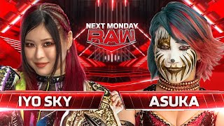 WWE2K24 RAW IYO SKY VS ASUKA [upl. by Hannahc735]