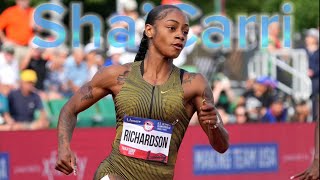 ShaCarri Richardson Runs New 200m PERSONAL BEST [upl. by Cheadle]