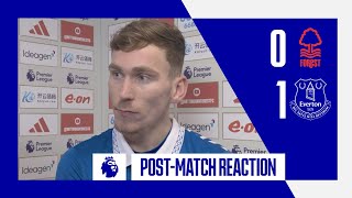 NOTTINGHAM FOREST 01 EVERTON JAMES GARNERS REACTION [upl. by Tannie]