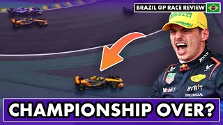 2024 Brazilian Grand Prix Race Review  P1 Podcast [upl. by Rinaldo]