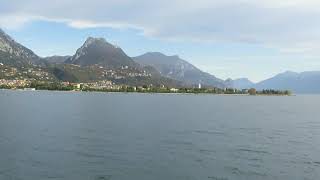 The ferry arriving in Maderno  Lake Garda Italy [upl. by Tyoh84]