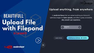 Upload File Dengan Filepond in Laravel 9 [upl. by Bultman]