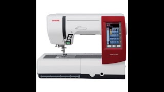 Janome MC9900 Ev Tipi Dikiş Makinesi [upl. by Airotciv]