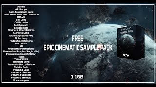 FREE EPIC CINEMATIC SAMPLE PACK  LOOPS  SINGLE HITS  Beyond the Stars  NRA LAB [upl. by Yrolg]