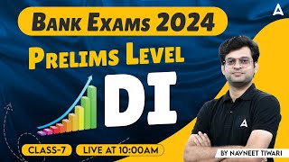 Bank Exams 2024  Prelims Level Data Interpretation DI  Maths by Navneet Sir 7 [upl. by Ednew229]