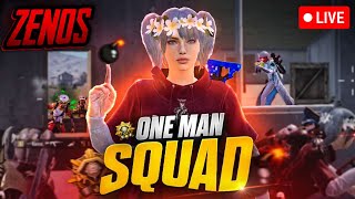 SOLO VS SQUAD Zenos LIVE 😍❤ [upl. by Meece]