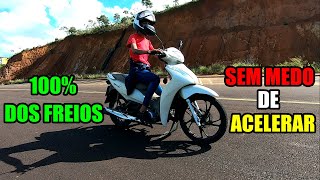 SEGREDOS DE UMA BOA FRENAGEM COM MOTO [upl. by Adnyl596]