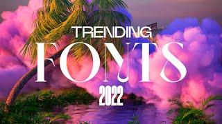 Best Trending Fonts In 2022 [upl. by Leanard]