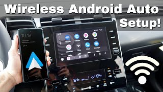 How To Setup Wireless Android Auto in Hyundai Vehicles [upl. by Maroj561]