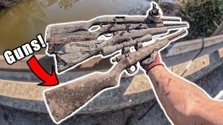 Sniper Rifles Found Magnet Fishing [upl. by Sik6]