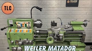 Weiler Matador Power Cross Feed Lathe Drehmaschine Tokarka Svarv Tornio Tour [upl. by Jezebel]