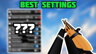 The BEST SETTINGS In Roblox Rivals Updated [upl. by Lorin]