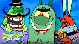 Every Plankton Disguise Ever 🎭  SpongeBob [upl. by Broddy]