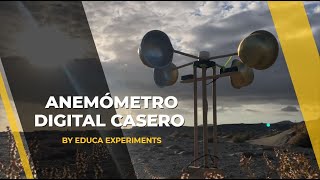 Cómo crear un ANEMÓMETRO digital casero y una VELETA para ver dirección del viento  Vídeo en 4K [upl. by Pardo]