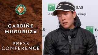 Garbiñe Muguruza  Press Conference after Round 3  RolandGarros 2020 [upl. by Snoddy865]