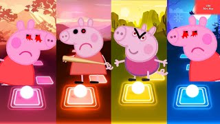 Team Peppa pig  Peppa pig Exe 🆚 Peppa Pig Exe 🆚 Peppa Pig Exe 🆚 Peppa Pig Exe  Tiles Hop EDM Rush [upl. by Ahsinak737]