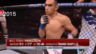 Tony Ferguson level change UFC intro comparison  Bad knees [upl. by Acinonrev]