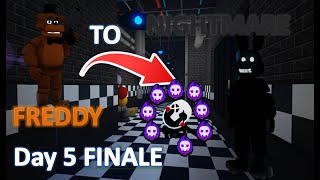 Freddy to Nightmare w Fnaf Tower Defence Day 5 FINAL zdobyłem to co poszukiwałem  Roblox [upl. by Kannan687]