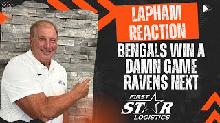 Dave Lapham Reaction  Bengals Win Damn Game  Baltimore Ravens Next [upl. by Ateloiv]