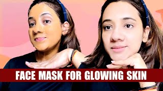 GLOWING Skin in 7 Days with THIS Face Mask 🔥 गोरा होने के लिए कौन सा फेस मास्क लगाए  SKINCARE [upl. by Wehrle]