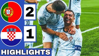 🔴Portugal vs Croatia 21 Extended HIGHLIGHTS  Cristiano Ronaldo 900th GOALS  UEFA Nations League [upl. by Backer]