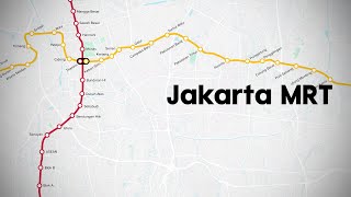 Evolution of Jakarta MRT 20192040 [upl. by Pelletier603]