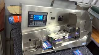 Batching Scratch cards in 5s on a Vacuumatic Mini TCF [upl. by Anom871]