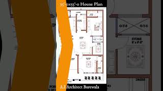 35x55 Plot Spacious 2BHK House Plan [upl. by Genesia]