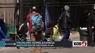 Santa Fe mayor discusses plan to tackle homelessness [upl. by Balsam]