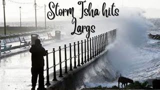 I take a walk along Largs promenade after storm isha hits the Scottish coast [upl. by Solomon935]