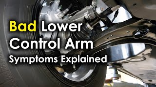 Bad Lower Control Arm or Track Control Arm  Symptoms Explained  What happens when lower arm fails [upl. by Mastic517]