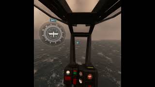 Flight simulator in vr Flying through hurricane Milton [upl. by Airtal]