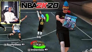 DONATING NBA 2K20 TO STREAMERS WHO CAN WIN NBA 2K19 MY PARK [upl. by Ardme]