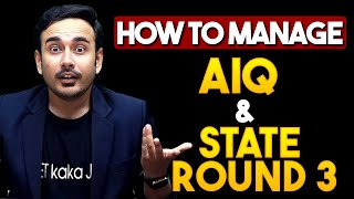 Strategy to manage AIQ and State Counseling Round 3  neetcounselling2024 neet2024 [upl. by Gloriane547]