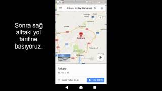 Google navigasyon nasıl kullanılır   how to use google navigation [upl. by Ramas]