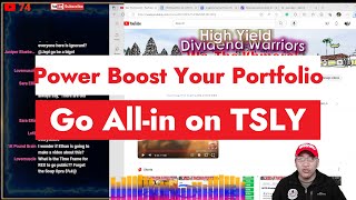 The secret to powerboosting my portfolio is allin on TSLY at the beginning [upl. by Aivuy]