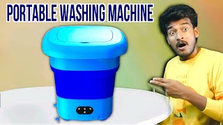 We Tried A Best Portable Washing Machine   Telugu [upl. by Irme]