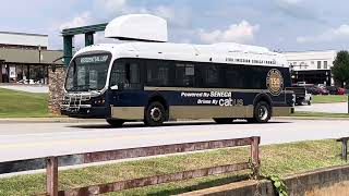 Electric Proterra bus Seneca SC to be retired soon 1516 hrs Th 15 Aug 2024 82° 63 ENE 23 [upl. by Llebpmac]